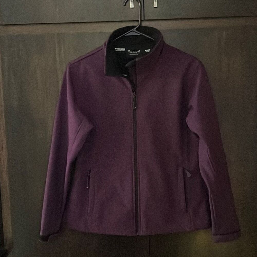 Mossi Dark Purple Soft Shell Jacket Size Medium
